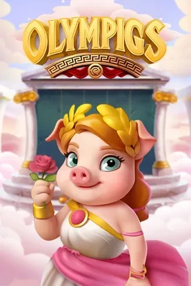 Olympics avec cochon cupidon et colonnes grecques