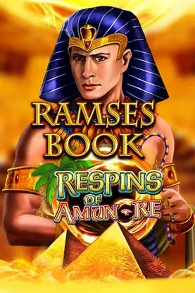 Ramses Book Respins avec pharaon et pyramides dorées